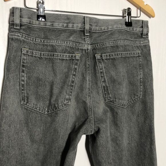 COS Mens Jeans Size 31 32 Regular Fit Gray WashTapered Leg Mid Rise Button Fly - Picture 7 of 11